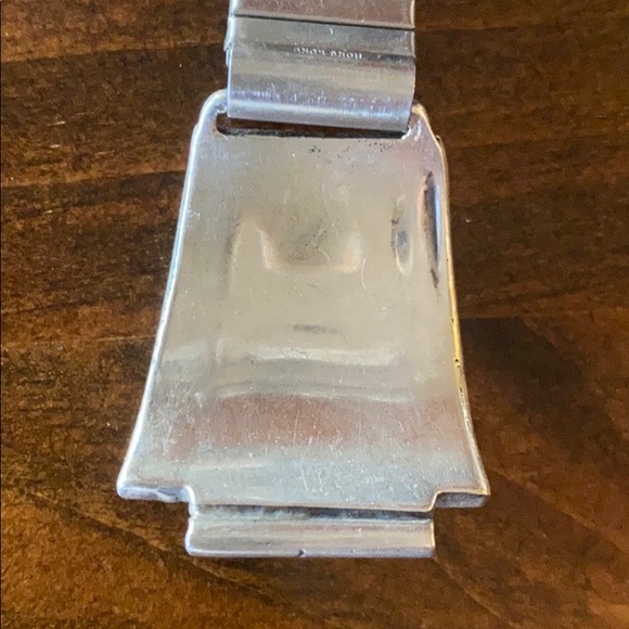 Men’s Native American Hopi Silver Watchband - Picture 5 of 8